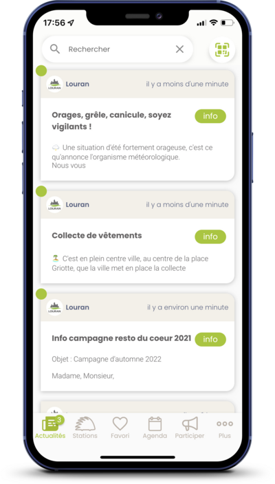 Liste message Liste message